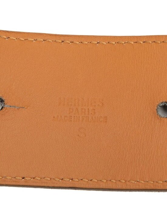 Hermes Collier de Chien 80 Brown Leather 1- Belt